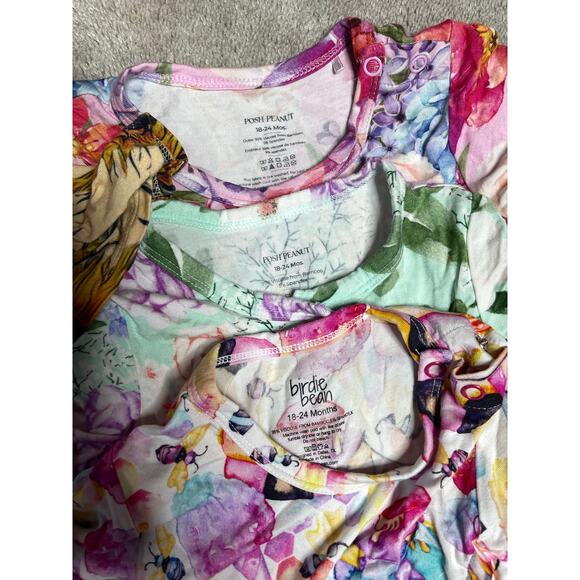 Posh Peanut 18-24 Month Bundle (6) Twirl Dresses One Piece Bodysuit - Picture 9 of 9